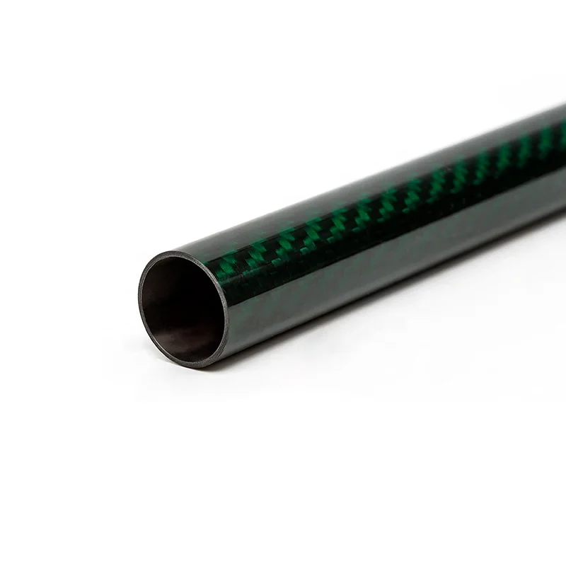 Wholesale Custom Colorful Carbon fiber or Glass fiber Tube Long Fiberglass Pole for garden tools