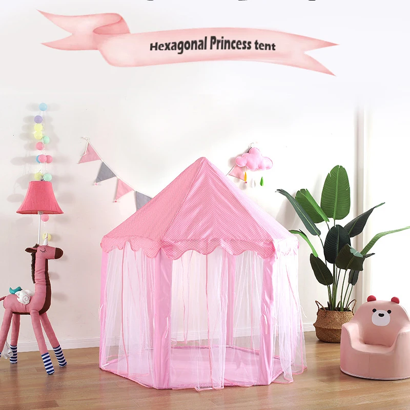 Factory Direct Supply Cartoon Portable Retractable Hexago Child Cheap Tents For Sale