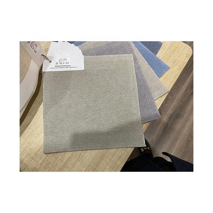 Market Trend Check Woven Sofa Fabric Fabric Linen Cotton Dobby Knitted Fabric