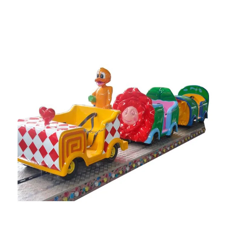 Scenic Electric Amusement Park Equipment Children Riding Facilities Trackless Trains