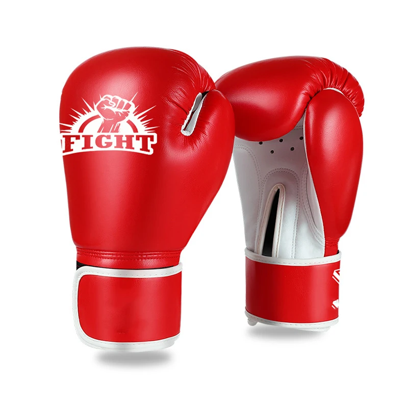 Custom MMA Boxing Sports Training Punching Gloves 16Oz Leather Boxing Gloves
