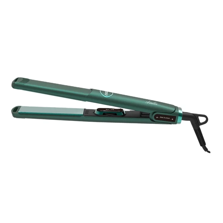 Manufacturer Wholesale PTC 20mm*100mm 450 Degree Flat Iron Titanium Rainbows Straighteners Wholesale Flat Iron Vendors