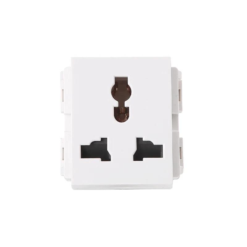 USB Wall socket 120*72 white color PC material double 2 usb socket