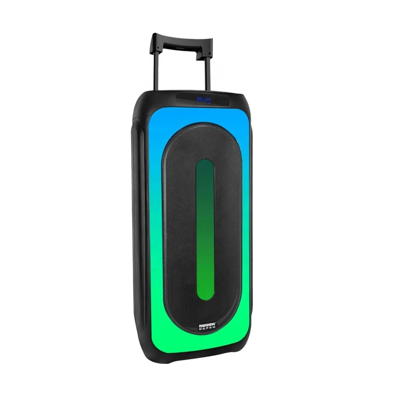 2023 hot sale Outdoor Wireless karaoke Speaker  dual 10 Inch small battery powered speakers chinese karaoke machine