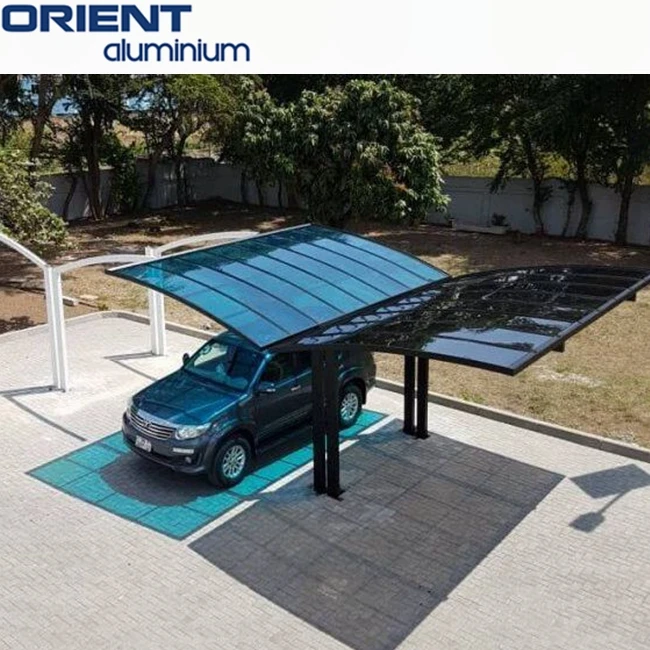 Modern Carport for Cars Polycarbonate Roof Garage Heavyduty Rv Cover Metal Garage for Cars Outdoor Parking Canopy