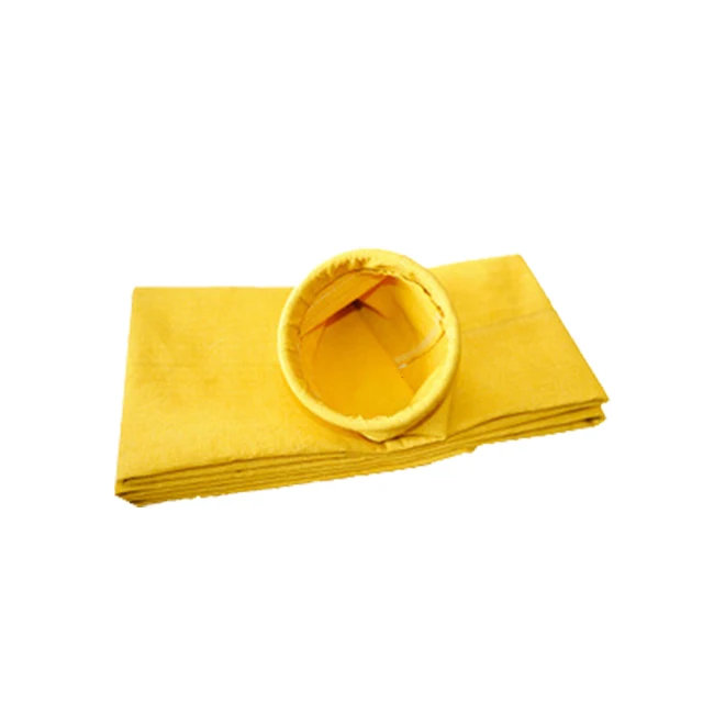hot sale dust collect filter bag with ptfe coating bolsa de filtro de fieltro antiestatico p84