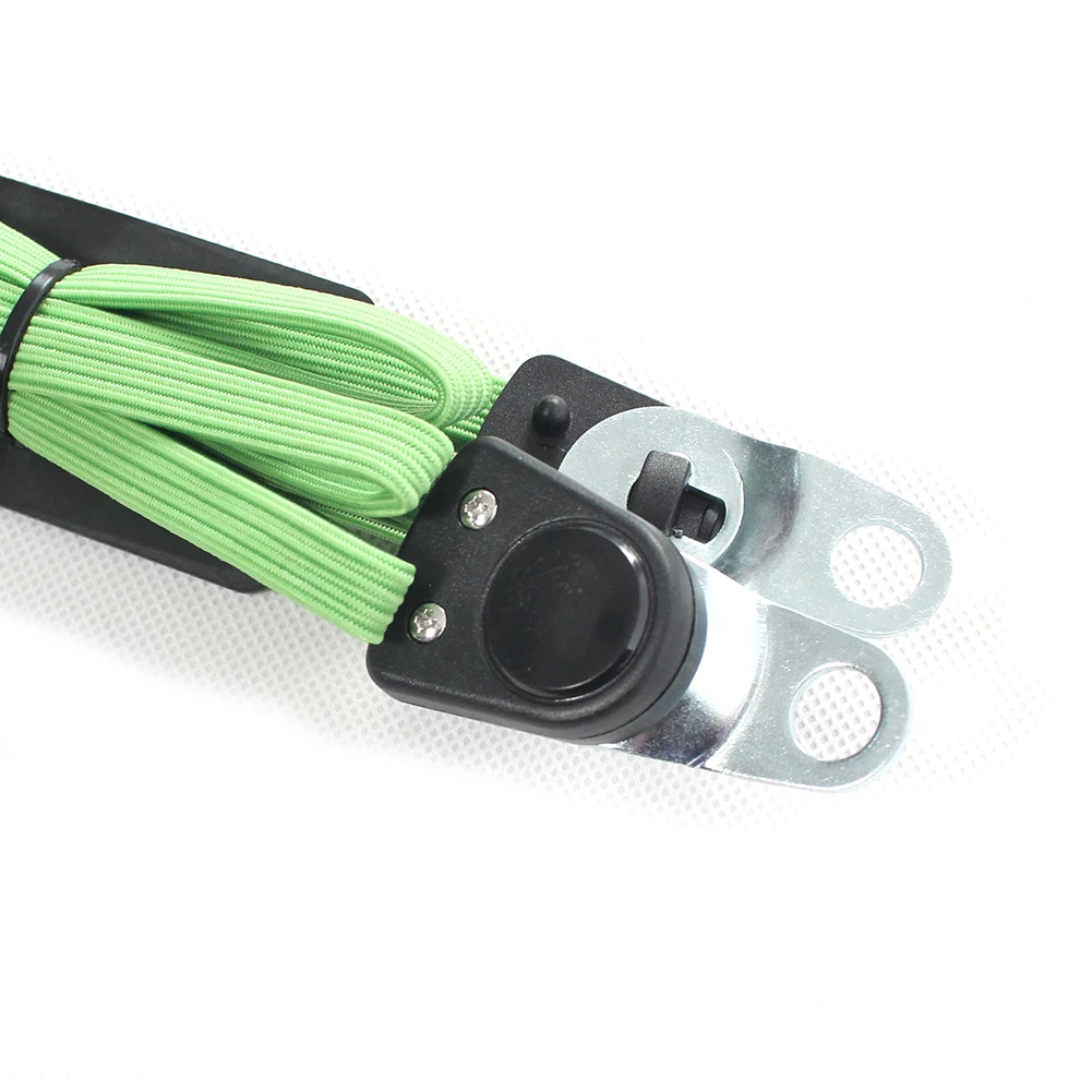 Flat cord for Motorcycle & Bike Baggage - Stretchable Elastic Bungee Rope with Cords and Straps for Tent  Luggage Tie Down