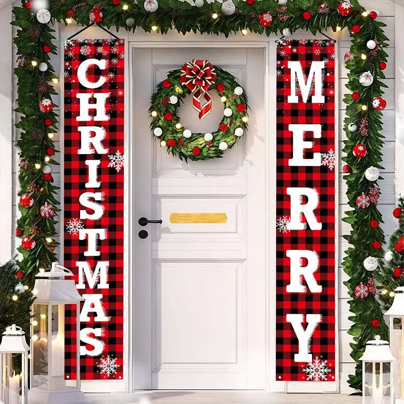 Рождественские украшения-баннеры