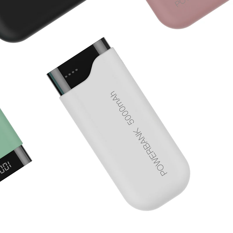 MI pocket Wholesale OEM gift 18650 rechargeable battery USB mobile charger 4000 mah power bank for mobile phones