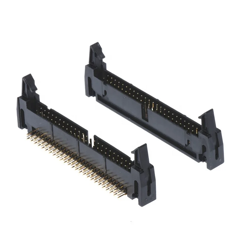 254mm 2.54mm Pitch 12 Pin 2x6P Straight Male Shrouded Box Header IDC Connector