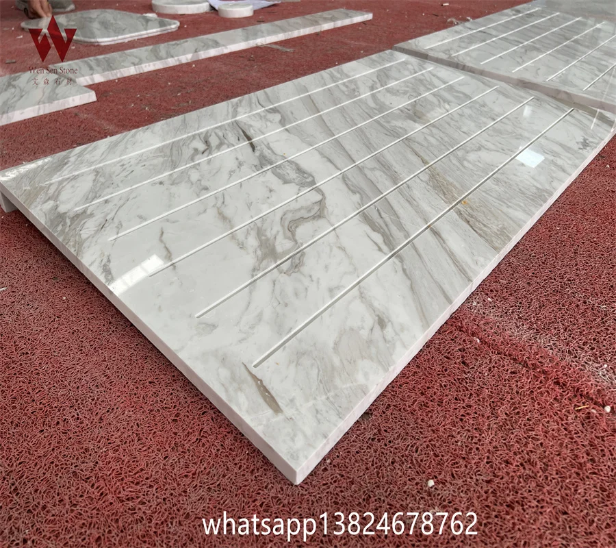 high quality stone furniture and fluted marble panel for hotel baggage holder strong luggage carrier