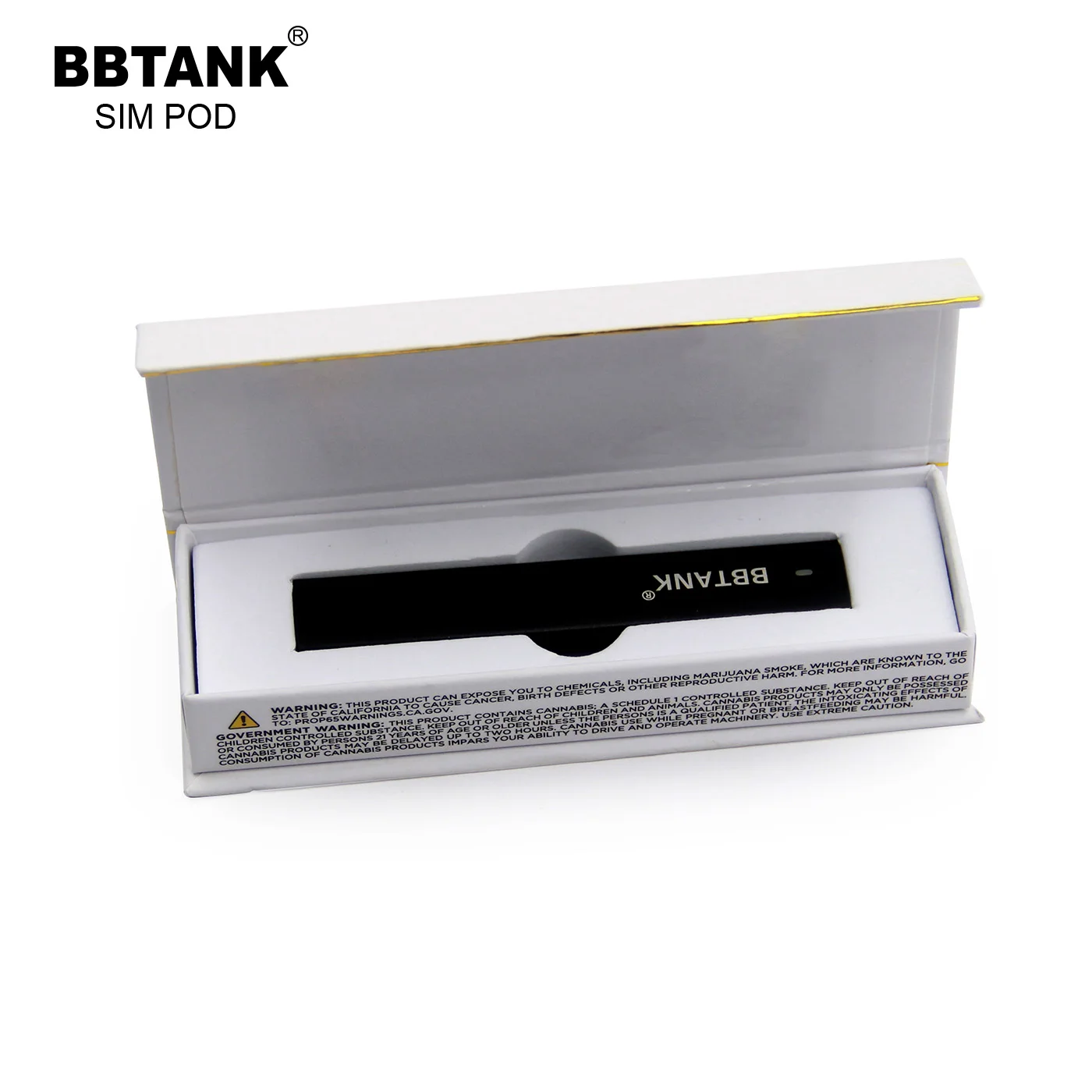 
Wholesale thick oil pods 1 ml ceramic cartridge e cig China BB TANK Sim Pod cbd distillate closed system vape pen 