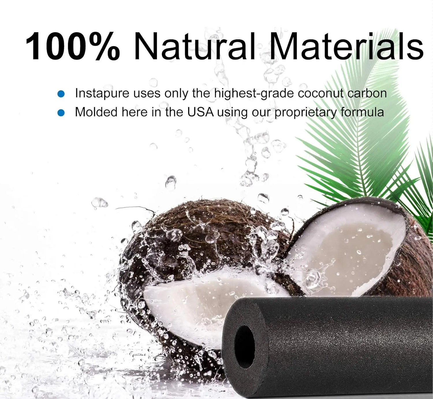 OEM Coconut shell activated carbon filter core ,4396508 Refrigerator Water Filter Compatible with Whirlpool 4396508, 4396510