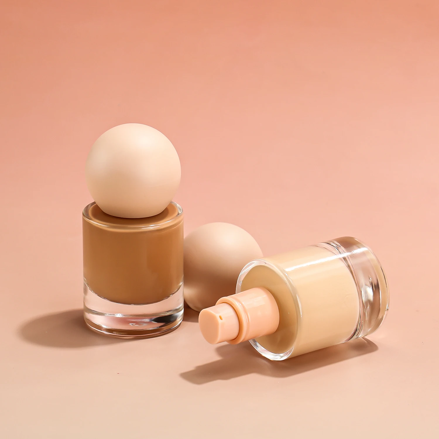 Customized Logo Liquid Foundation SPF 15 Full Coverage Long Lasting Waterproof Face Makeup Matte Foundation