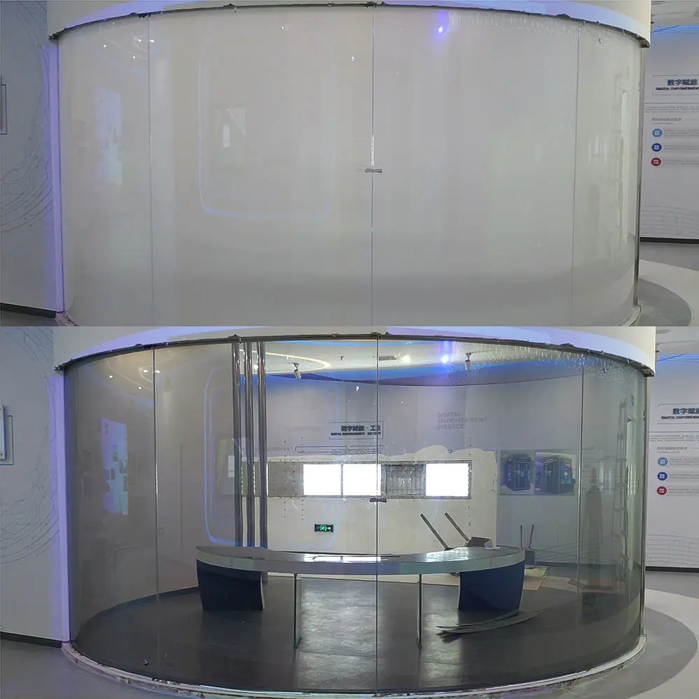 Smart Home Switchable Electric Film Privacy Magic Remote Control Self Adhesive Smart Film For Glass Smart Window Film PDLC