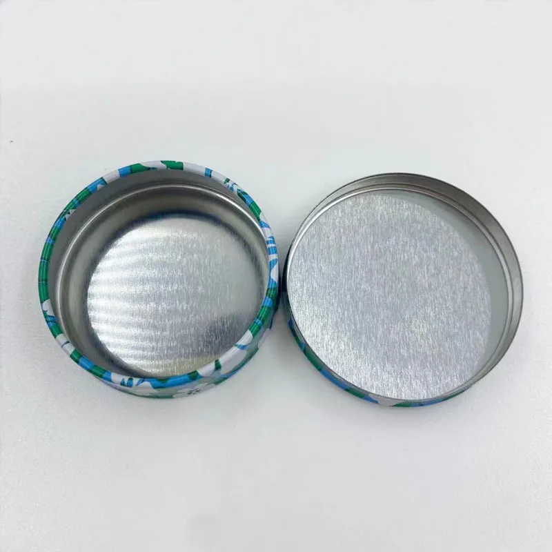 Металлическая жестяная круглая коробка по цене производителя, металлическая банка для косметики и свечей