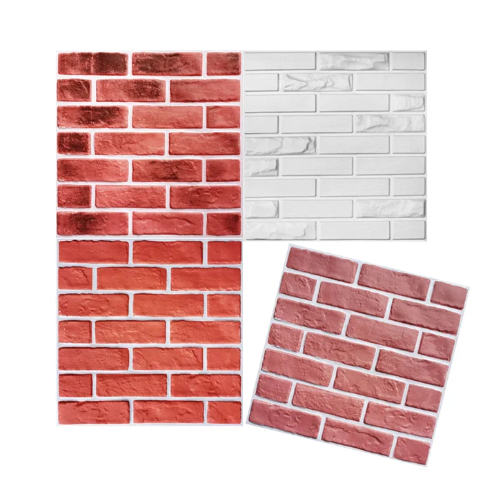 Promotional 3d design pvc wallpaper 3D textured wall boards for living room decor