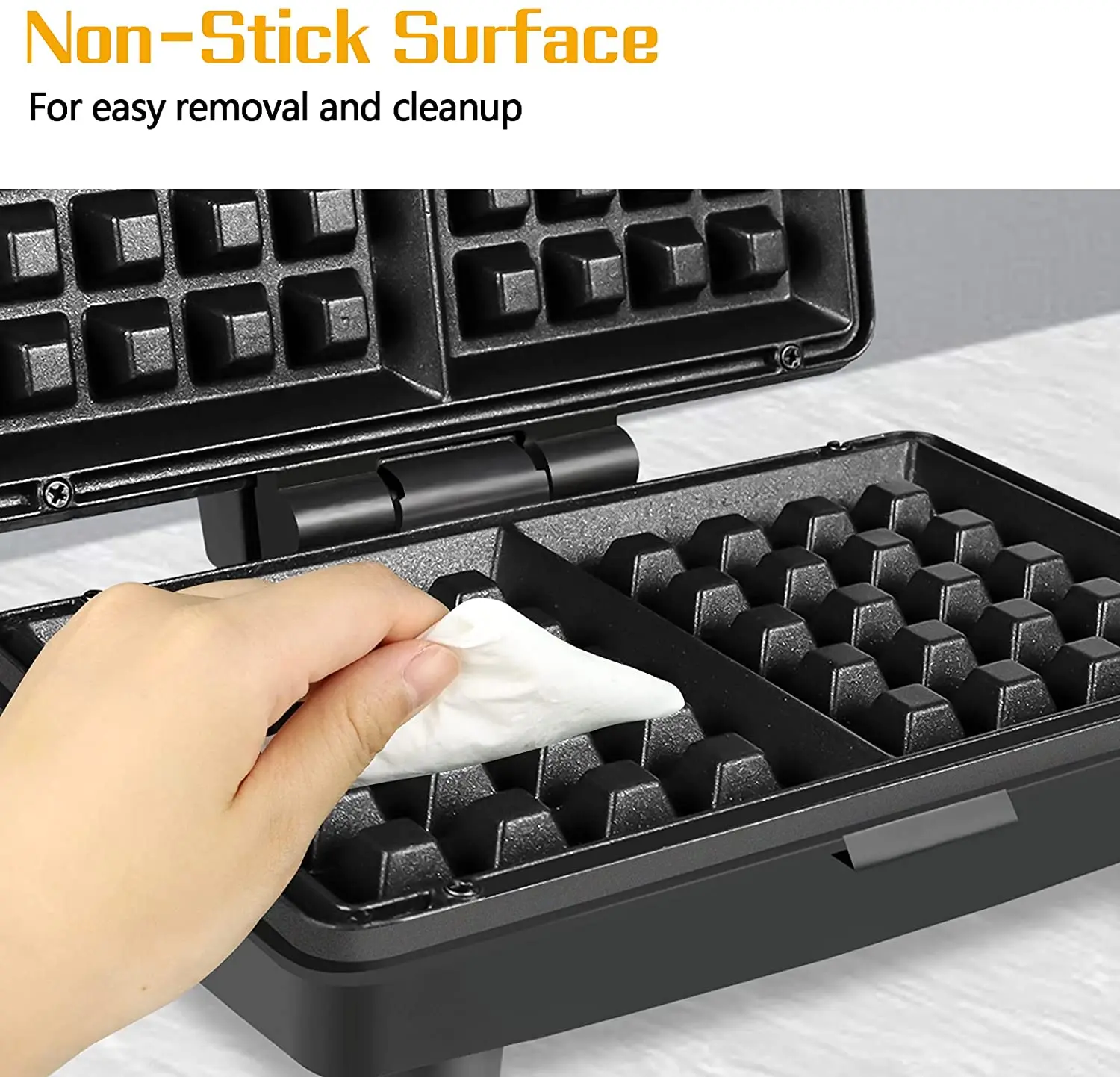 Maibo Factory Wholesale Electric 800 Watts Fast Heating Cool Touch Handle 3-in-1 Sandwich Toaster Egg Waffle Maker