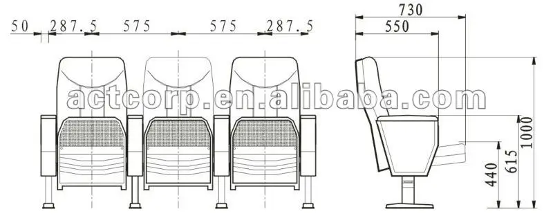 Luxury theater seats for VIP stadium seating, auditorium price per chair for sale
