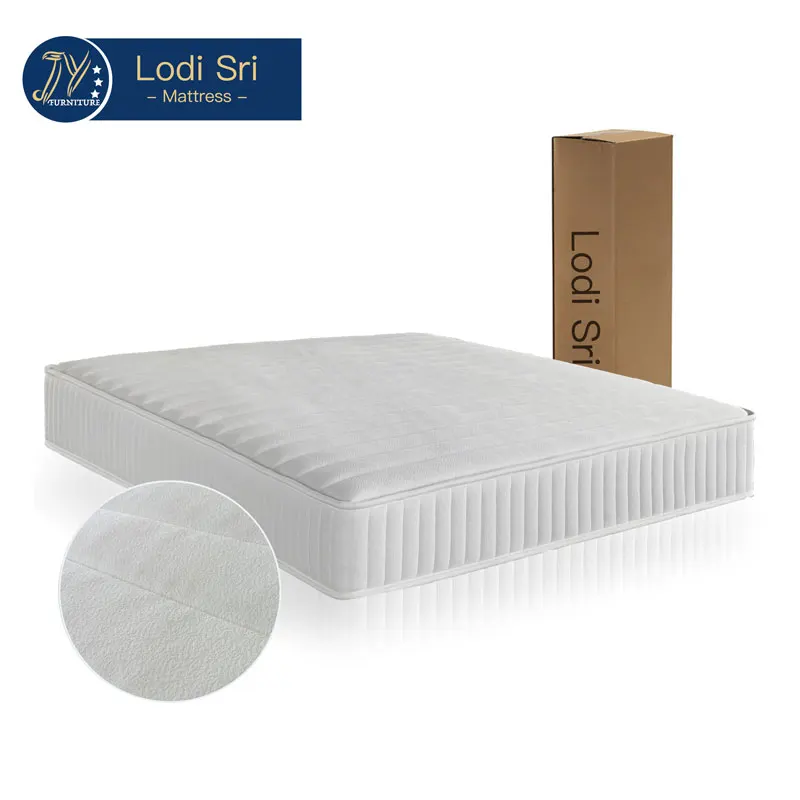 OEM & ODM roll up high quality hotel pocket coil spring bed  mattress memory foam base soft mattress hapan massage