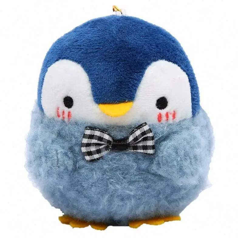 wholesale Mini cute Penguin keychain Penguin Plush Dolls keychain diy bag charms Pendant Stuffed Animal Penguin Plush Key Chains