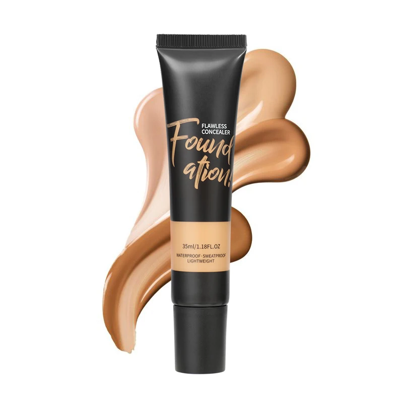 Full Cover Concealer Liquid Matte Foundation Lightweight Smoothly Face Makeup Cruelty Free Waterproof Foundation Makeup