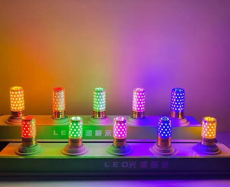 led bulb lamp 3V 6V 12V 24V ac dc led candle bulbs SMD chips colorful RGB bulb