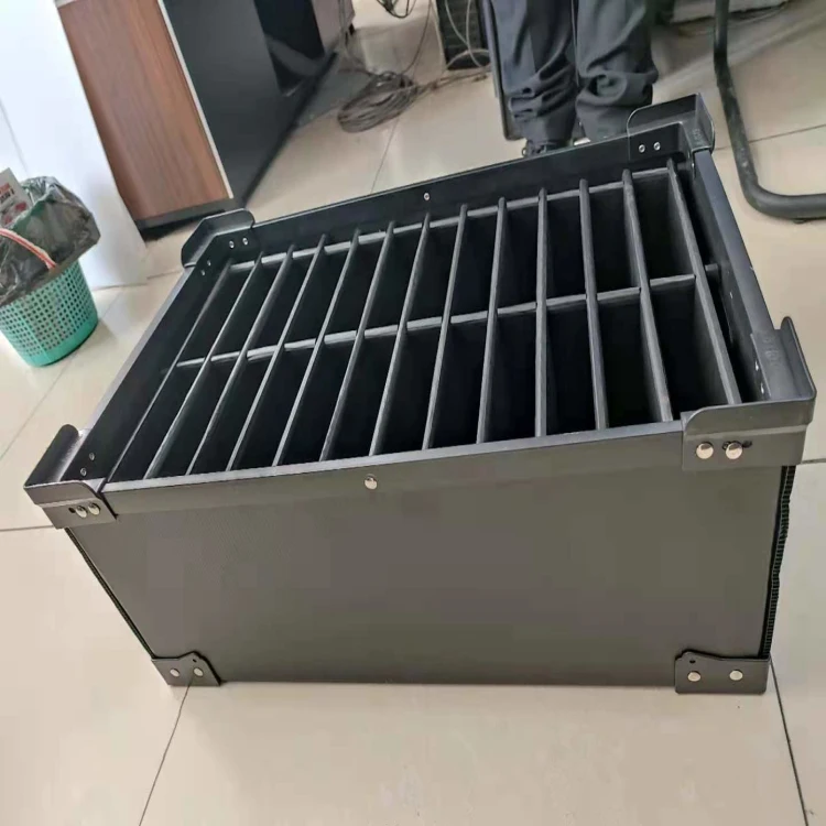 Customized Glassware Storage Boxes Corrugated Plastic Sheet Box Storage Boxes