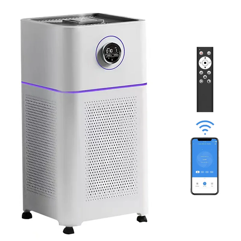 UV kill bacteria air cleaner for office remove odor smoke PM2.5 sterilizer commercial humidifier home air purifier