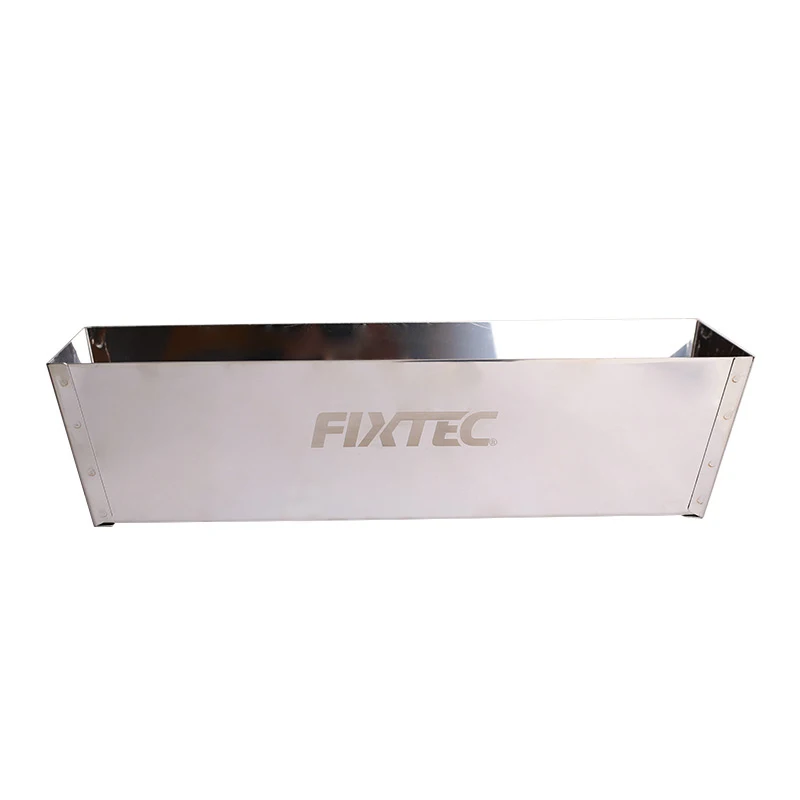 FIXTEC Drywall Hand Tools High Quality Stainless Steel Drywall Masonry Tool Mud Pan