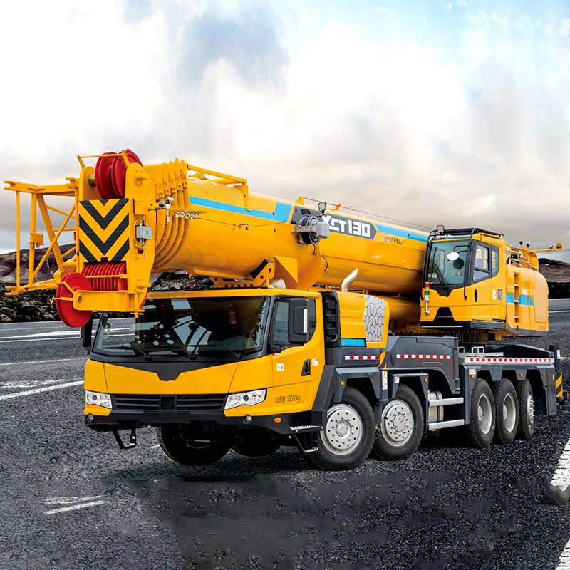 Full Hydraulic 130Ton Truck Crane Section Boom Jib XCT130 Car crane With Best Price