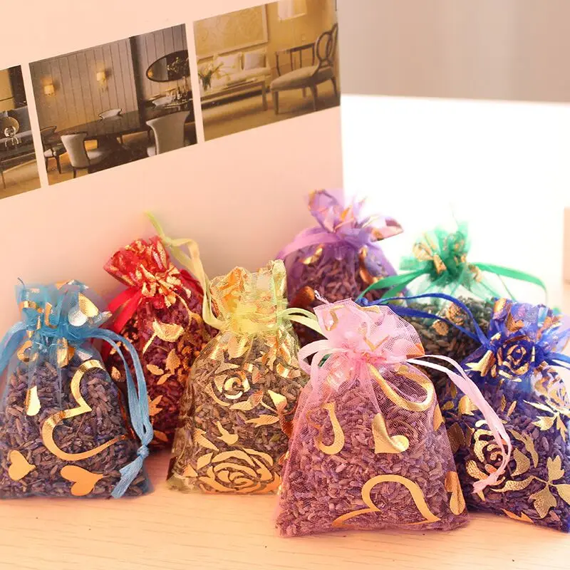 F3-336 Scented Potpourri and Dried Flower Fragrance Sachet for Home Decoration Gift  Sachet snow yarn candy packaging bag