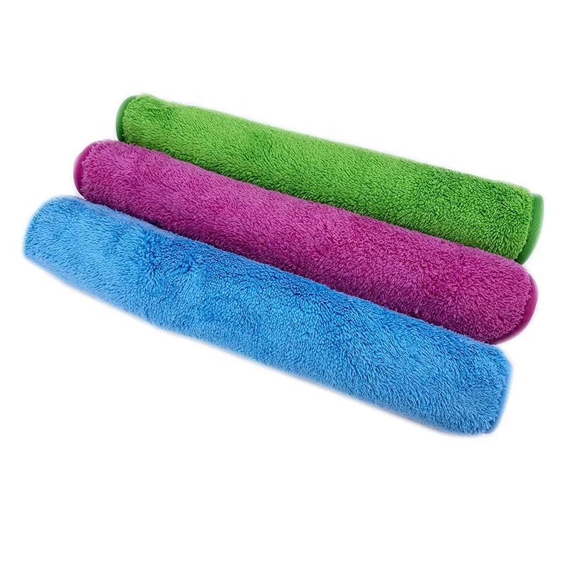 Makeup Remover Towel Double Thickening Coral Fleece Softextile Cleaning Towel Microfiber Polishing Cleaning Cloth