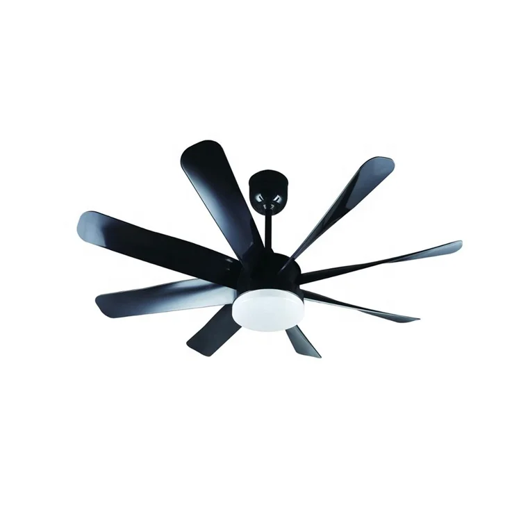 2022 Professional 8 blade remote control household one piece ultra thin ornamental garden ceiling fan with chandelier