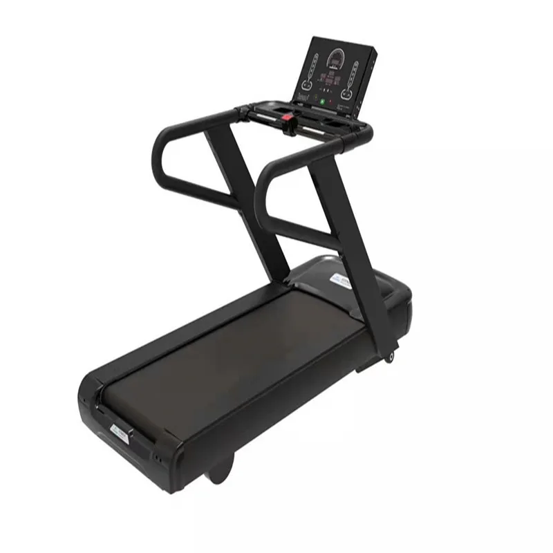Commercial  use High-End Curved Small New Electric Motor Exercise Trainer with LED Screen for Running Treadmill