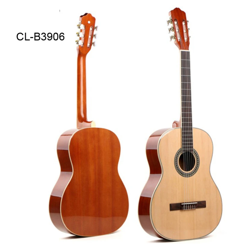 CL-B3905 39 дюймов ель древесина начинающие студенческие модели классических гитар Деревянная Классическая гитара