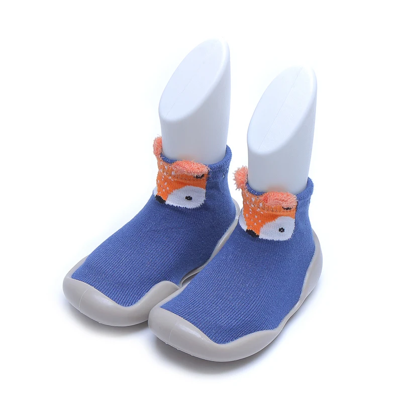 
Popular Cute Animal Pattern Non Slip Soft Bottom Kids Toddler Boys Socks Shoes 