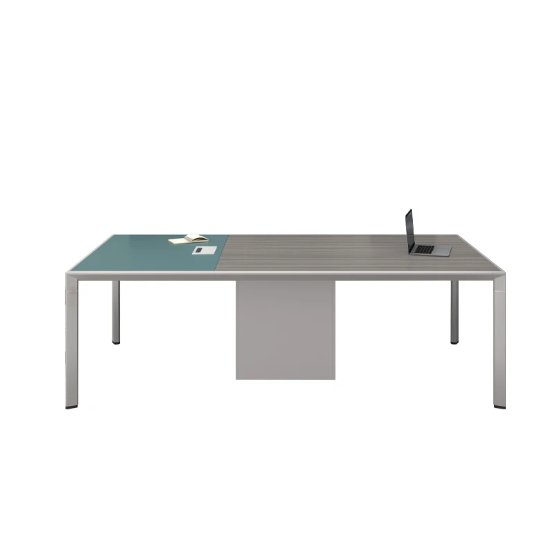 Стол для работы с ножками поставщик из алюминиевого сплава Китай деревянная панель заводская цена офисная мебель стол переговоров