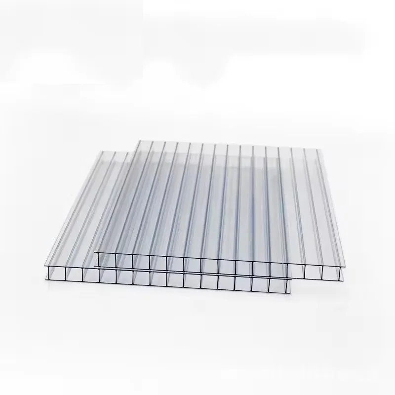 3mm 6mm 8mm 100% Virgin Polycarbonate Clear Polycarbonate Twin Walls Hollow Sheet 5 wall - clear 25mm - polycarbonate sheets