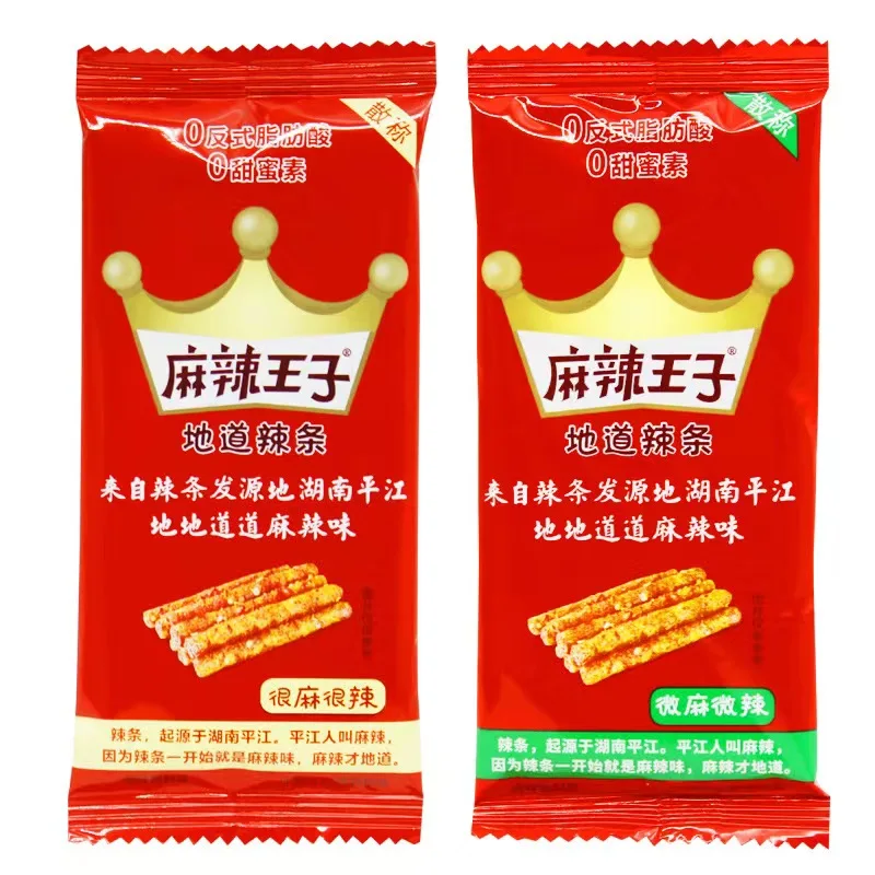 Hot Selling Chinese Malawangzi Snack Spicy Cheap Strip Gluten Snack Hot Spicy Flavor Food 18g*30 Packs/box