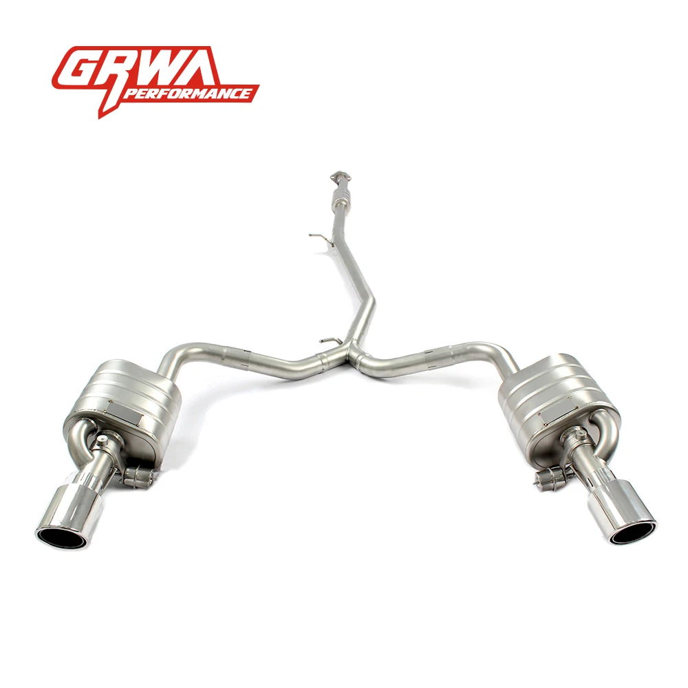 Factory Supply Muffler And Exhaust Systems Aluminized Steel Exhaust Pipe with Valve Control for Ford Explorer