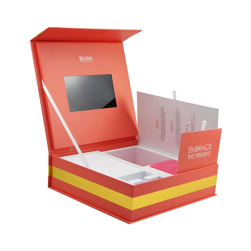 Customized Presentation 7 inch 10.1 inch IPS LCD Screen Gift Box Digital Video Presentation Gift LCD Box.