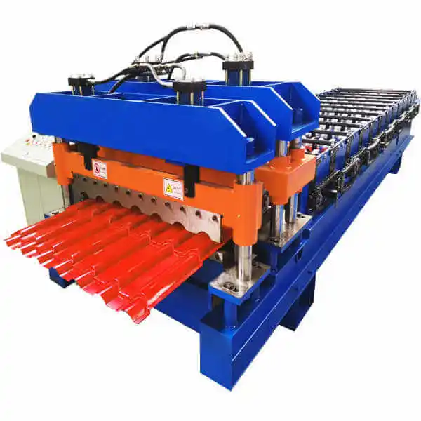 Fully automatic PPGI,GI,GL  roofing panel  floor decking  metal roof roll forming machine