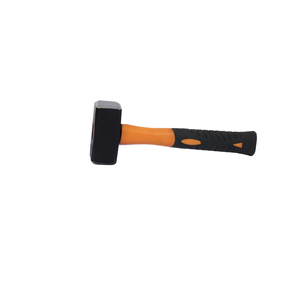 H2012R High quality professional stone hammer with wood handle or fiberglass handle