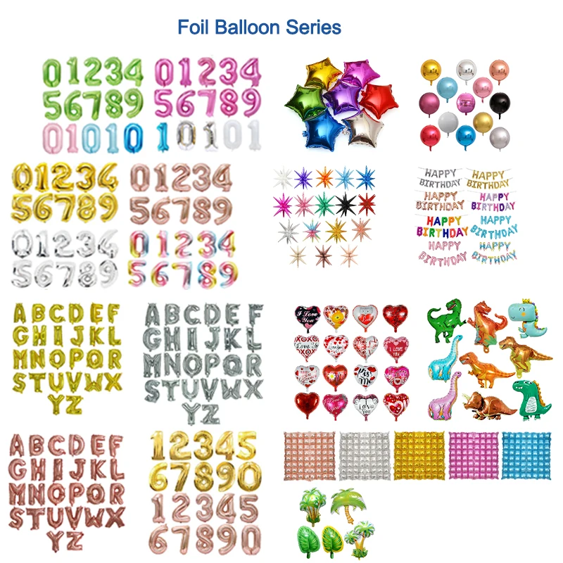 Pelicula de aluminio globos Cartoon 18inch Foil Balloon Supplies Baby Shower Gift Balloon Party Decoration For Happy Birthday