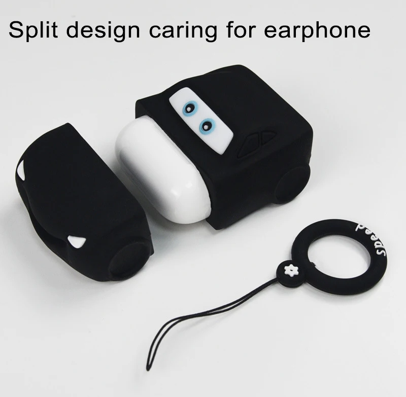  BOORUI silicone waterproof cover 3d for airpod case cars type cartoon tpu earphone cases air pods 1