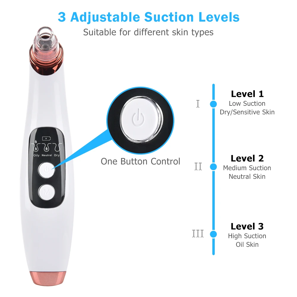 2020 New Wireless Visual Whitehead Bestope Suction Set Nose Device Blackhead Remover Vacuum With Camera Wifi