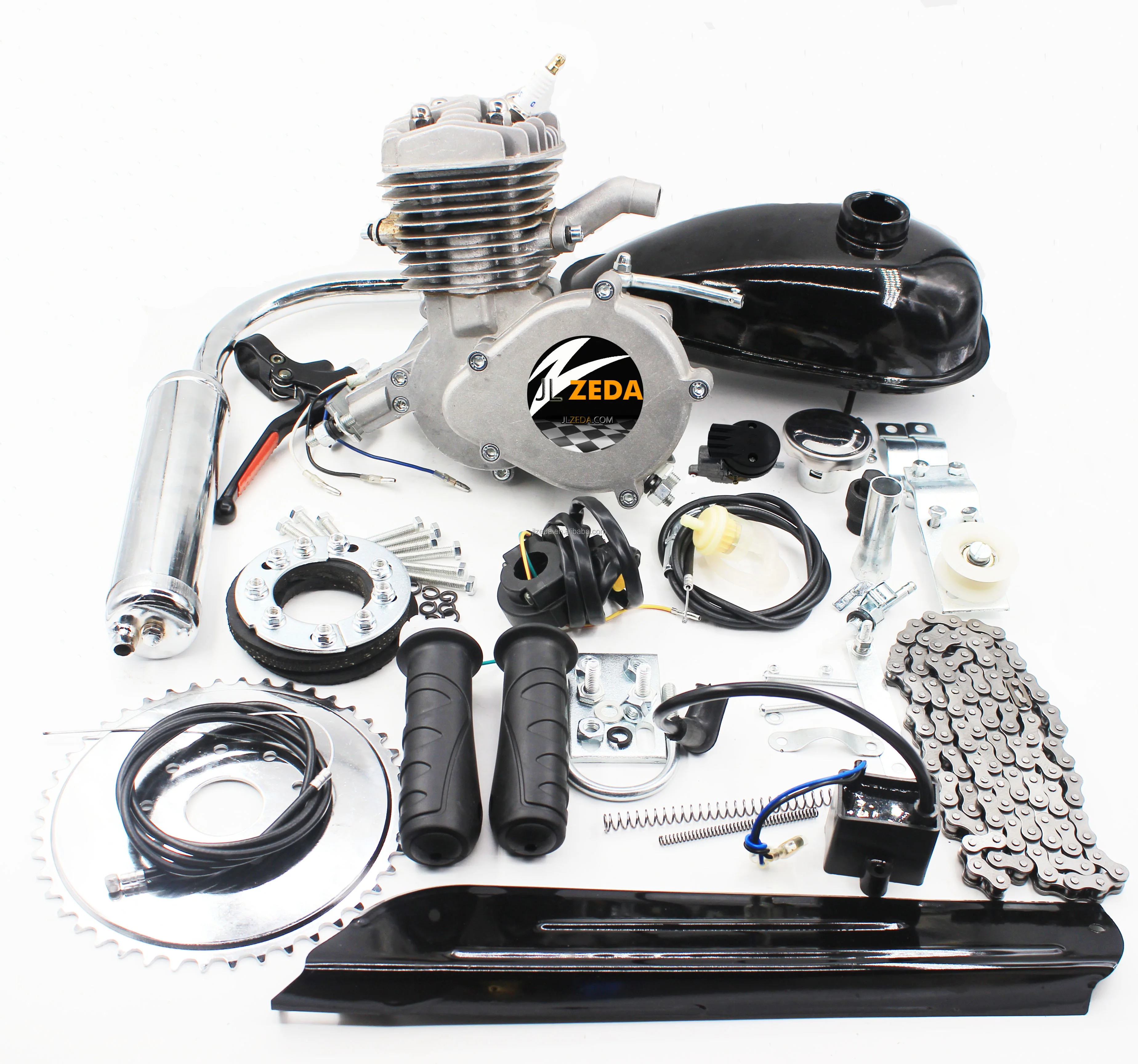 Gasoline beach cruiser gas scooter 80cc 2 stroke engine set