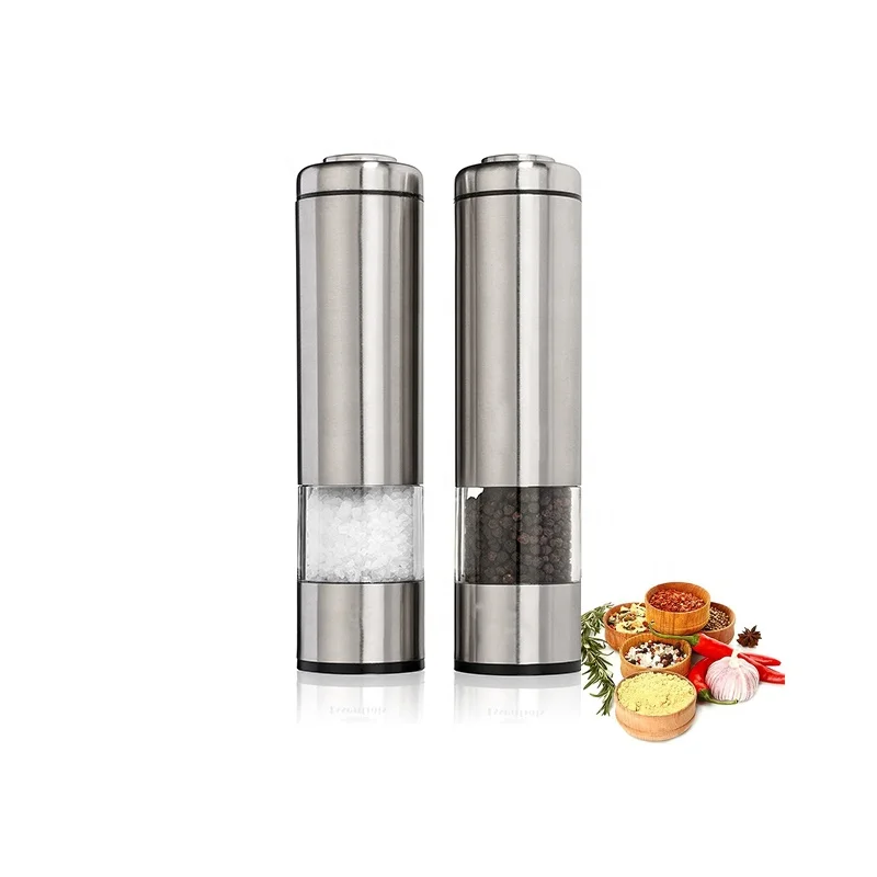 Manufacturer Direct Premium Electric Salt and Pepper Mills Set Pepper Grinder Mill