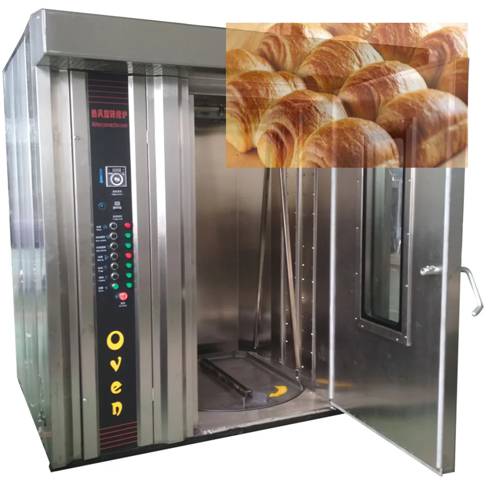 factory industrial 100kg/h electric steam diesel automatic kitchen rotary gas chicken rotisserie oven